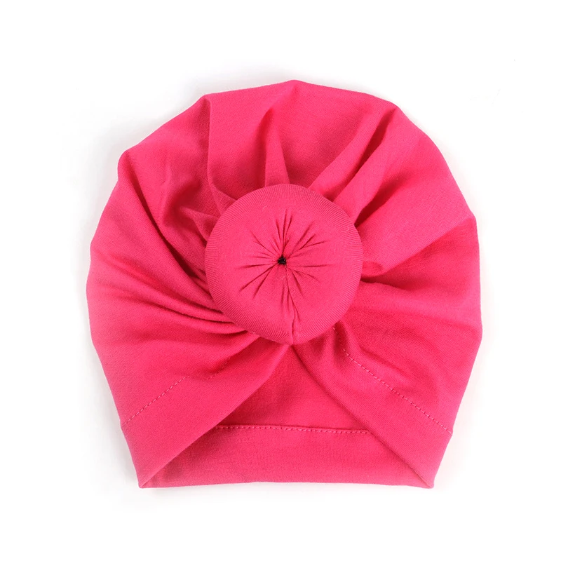 Fashion Donut Baby Hat Newborn Elastic Cotton Beanie Cap Multicolor Infant Turban Hats 1 PC | Детская одежда и обувь