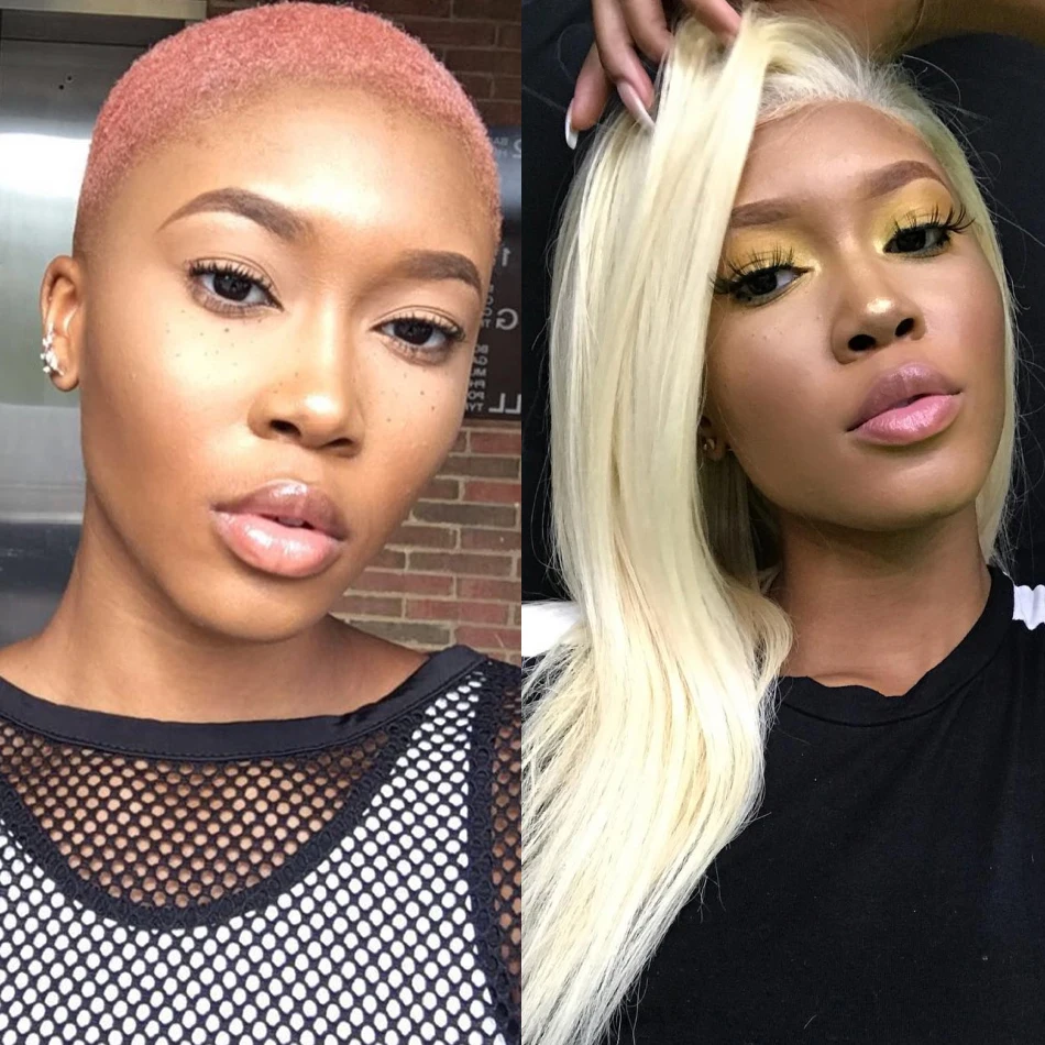 Rosabeauty цилиндрическим хвостовиком 613 светлые волосы пучки с закрытием 4x4 закрытие