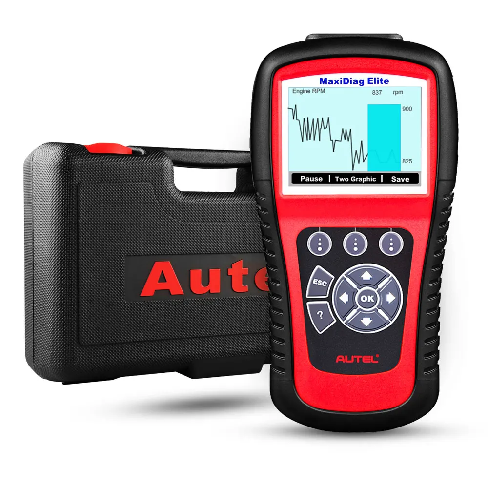 Autel MaxiDiag Elite MD802 OBD2 сканер автомобильный диагностический инструмент считыватель