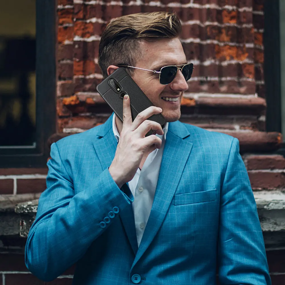 Для Nokia X5 X6 2 8 чехол ультра тонкий мягкий Силиконовый ТПУ оболочка личи кожа