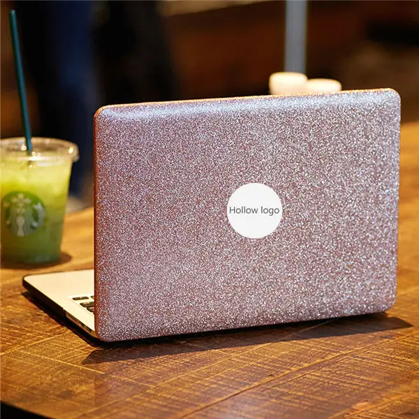 Модный Блестящий чехол для ноутбука Apple Macbook Air Pro 11 12 13 15 retina New Pro 13,3 15,4 дюймов чехол для ноутбука защитная оболочка - Цвет: Rose Gold