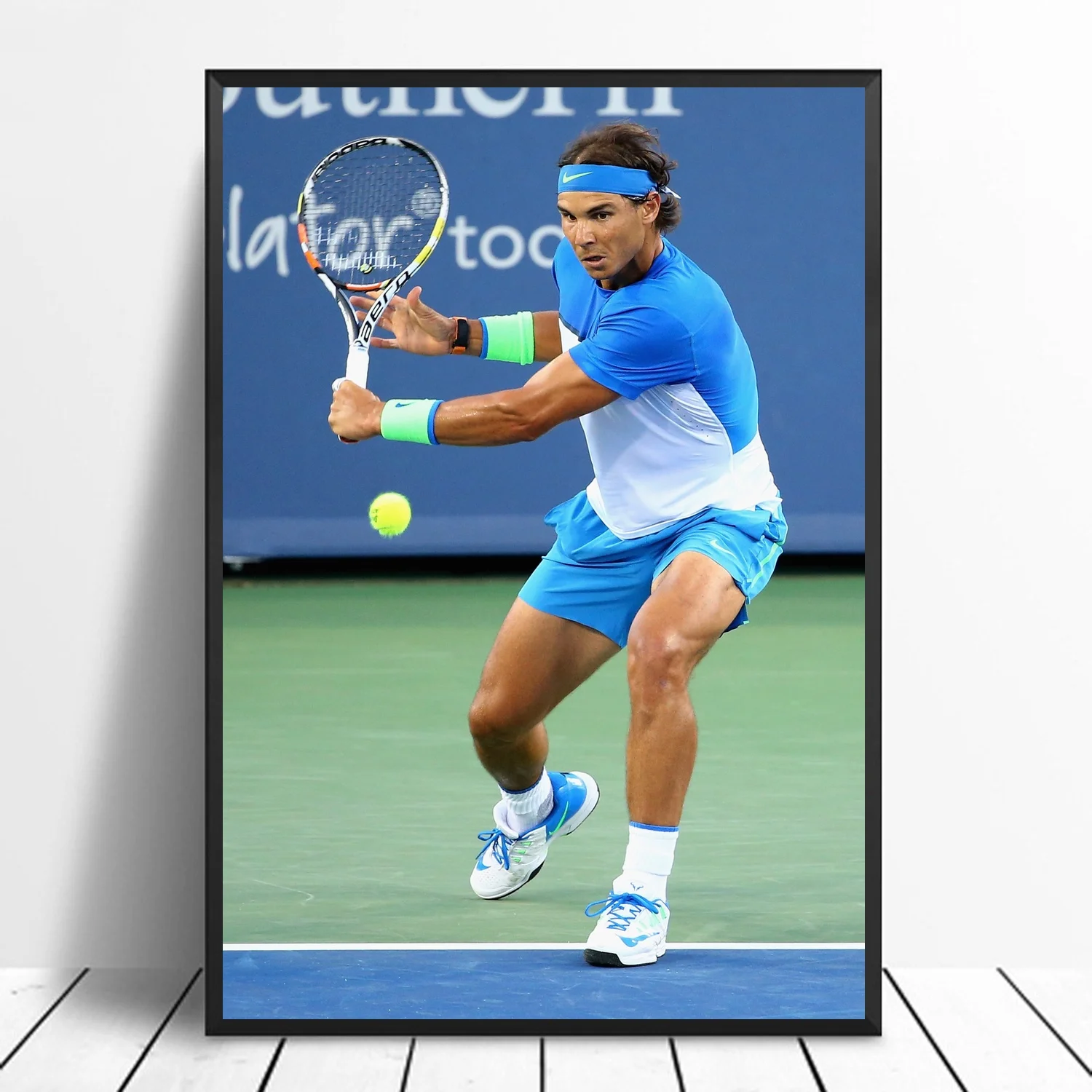 Roger Federer Tennis Grand Slam настенный Шелковый декор для плакатов | Дом и сад