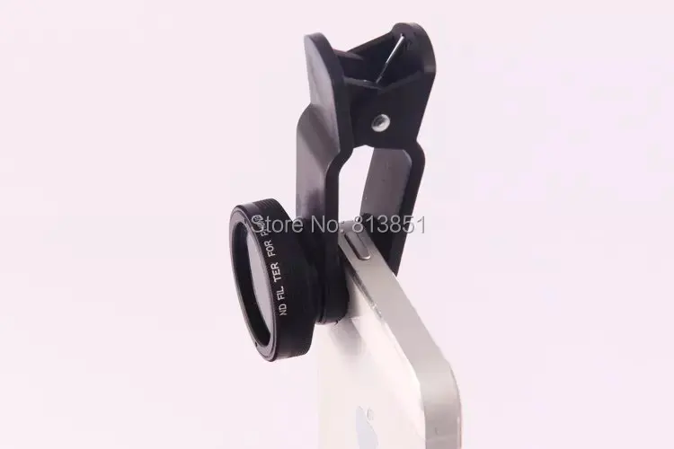 Black Universal ND Dimming Filter Lens For Samsung Galaxy Note Edge 4 S5 mini S6 edge A5 iPhone 6 PLUS 5 5S Smartphone |
