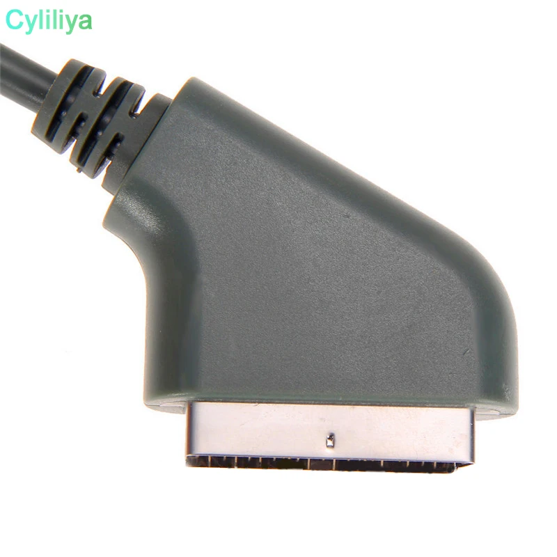 100 шт. новый стиль 1 8 м/6 футов RGB Scart видео HD кабель ТВ АВ для XBOX 360 игровой самая