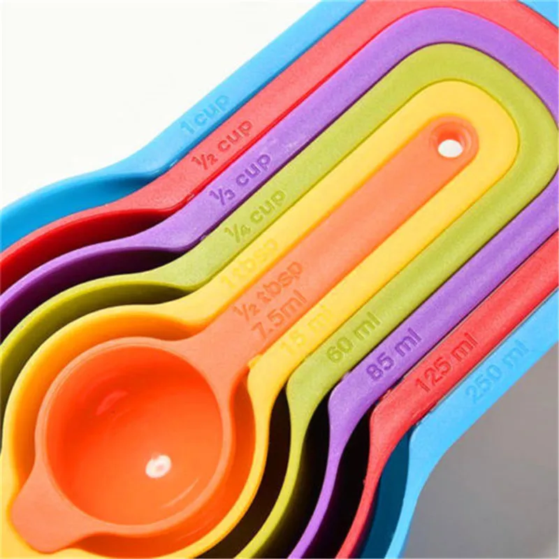 EatingBiting (R) 6 шт. красочные мерный стакан ложка совок набор торт выпечки Пособия по