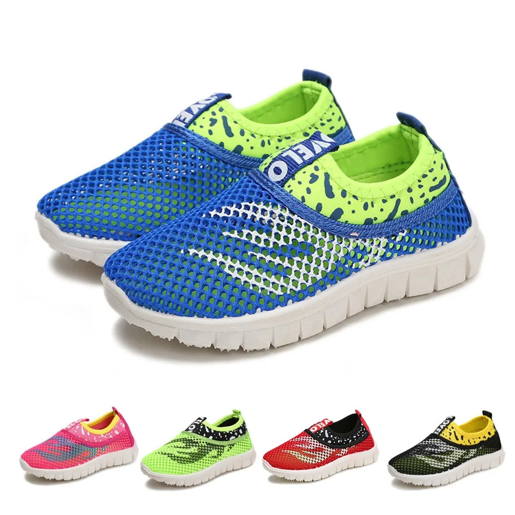 SAGACE/дышащие сетчатые детские кроссовки для мальчиков и девочек обувь младенцев