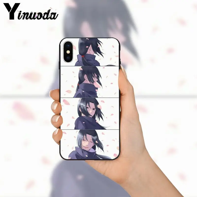 Yinuoda Naruto sasuke Itachi DIY Печатный чехол для iPhone 8 7 6 6S Plus X XS MAX 5 5S SE XR мобильных