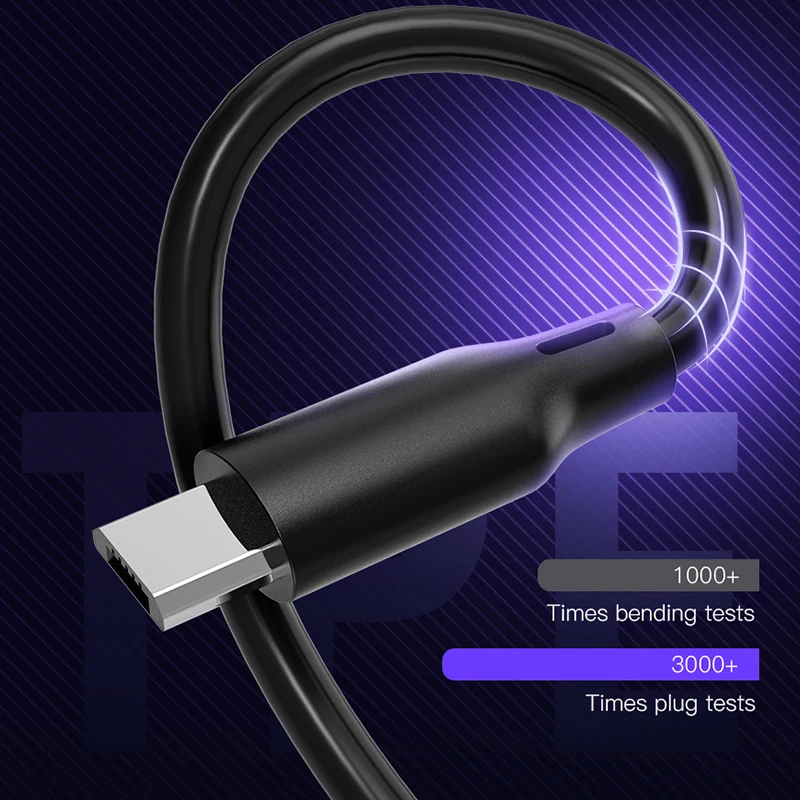 ! Кабель USB ACCEZZ кабель для зарядки и передачи данных Android Micro Samsung S6 S7 Edge Xiaomi Redmi Huawei