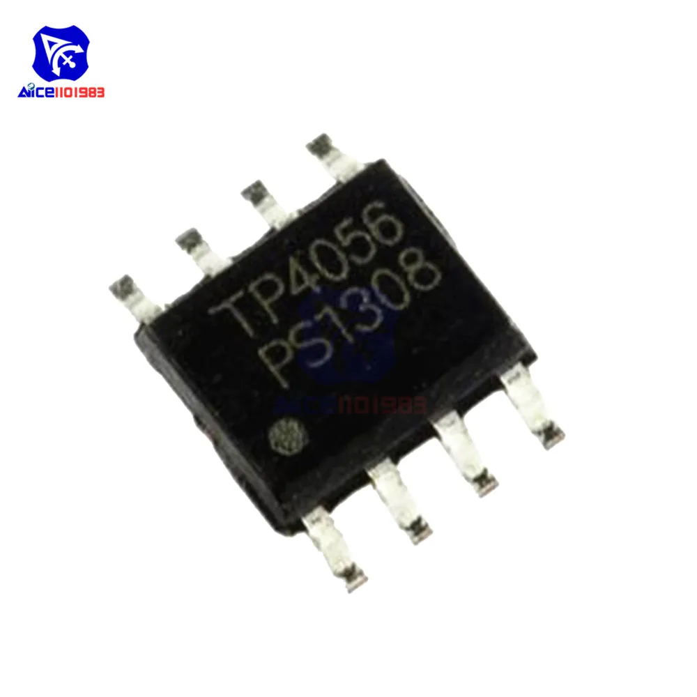Чипы IC TP4056 4056 SOP 8 50 шт./лот контактов SMD SMT литиевая батарея Зарядка оригинальная