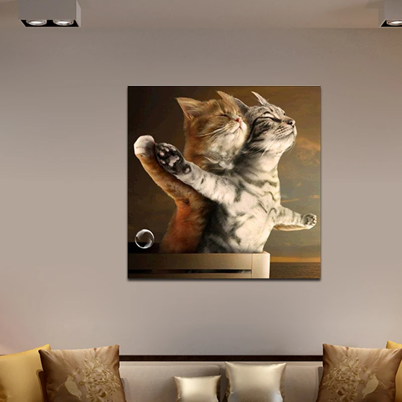 Фото 5D Diy Diamond Painting Cartoon animal cat lover Cross Stitch Landscape Square Mosaic Embroidery crafts Дом и сад 5D Diy Diamond Painting Cartoon animal cat lover Cross Stitch Landscape Square Mosaic Embroidery crafts Дом и сад