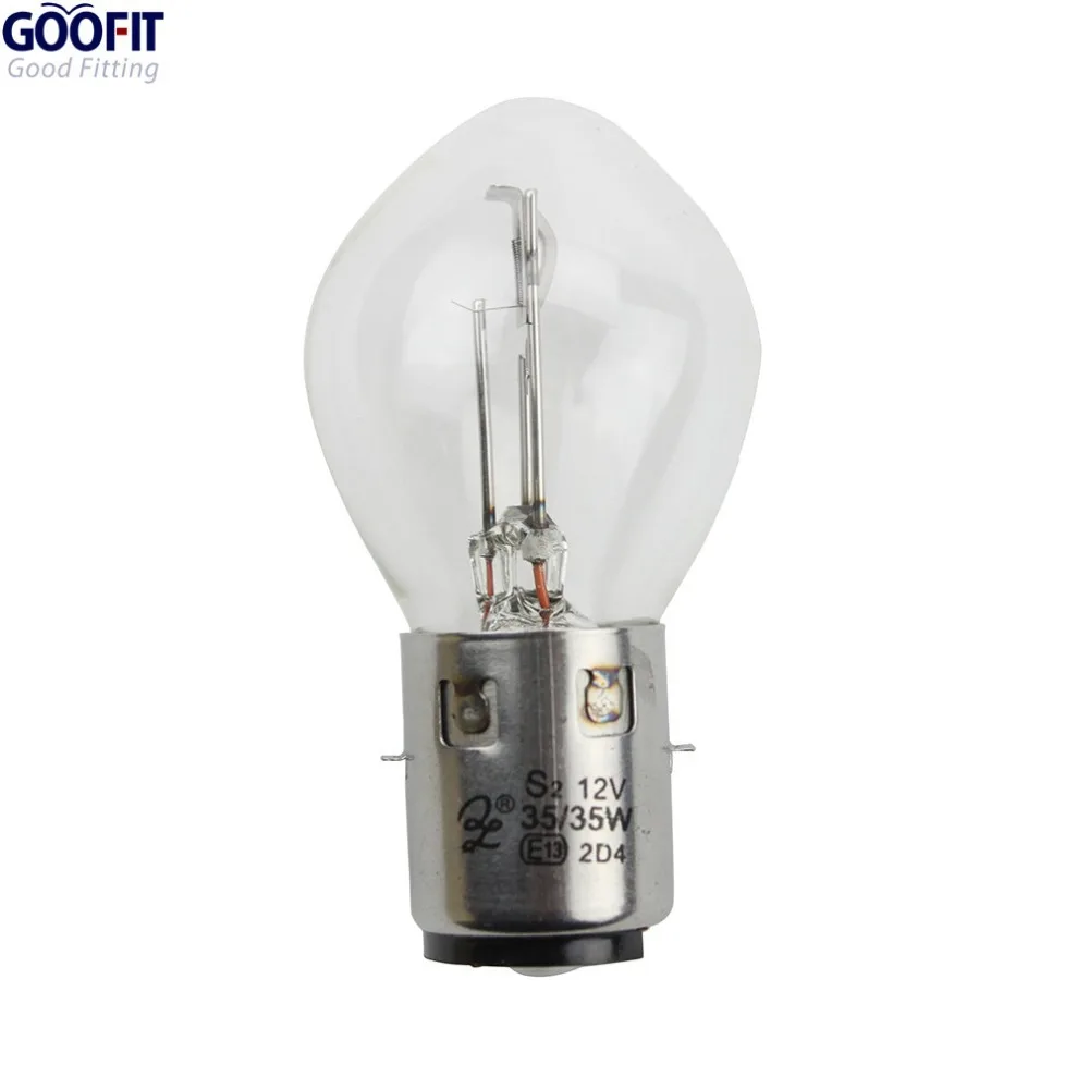 GOOFIT 12V 35w китайский скутер лампочка фара для 50cc 150cc 250cc Jonway Tank Baron J067 002|bulb pumps|bulb