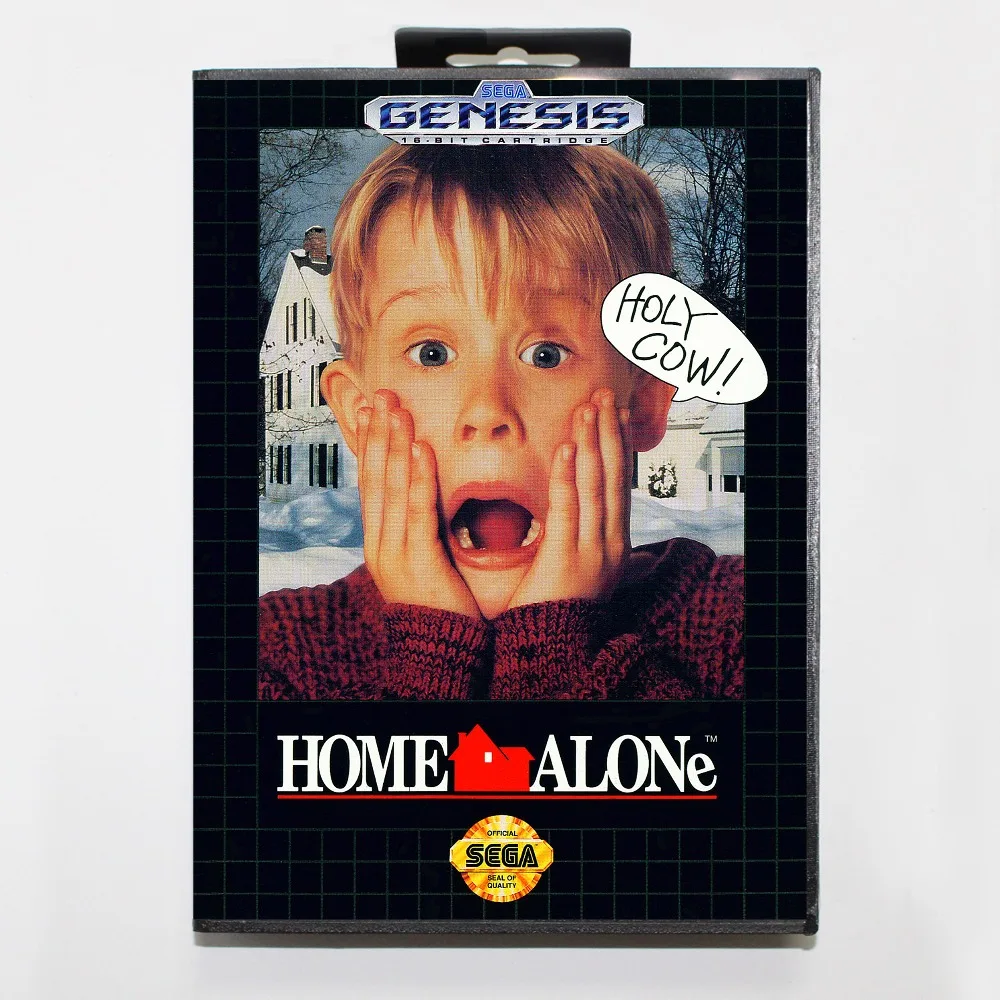 Новый 16 бит MD карточная игра домашний наедине с розничной коробкой для Sega бытие