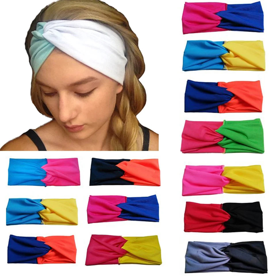 

Twist Turban Headbands for Women Stretch Hairbands Headbands Head Wrap Head Band Bandana Girls Hair Accessories