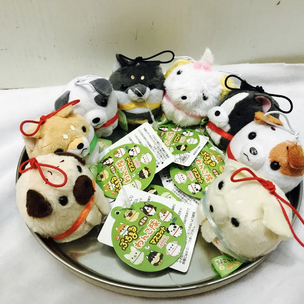 8 шт./компл. Плюшевые kawaii японский косплей Shiba Лисья Секретная служба (Inu подвеска в