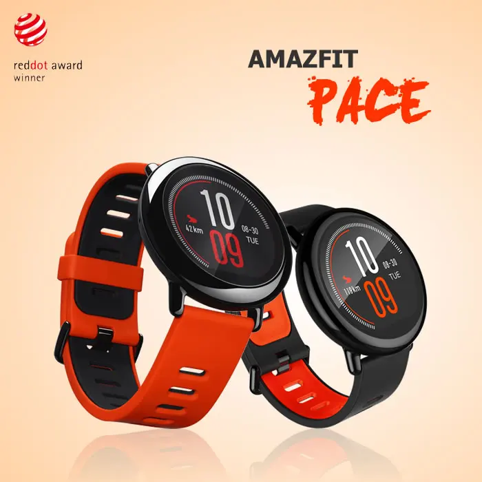 Глобальная версия Huami Amazfit Pace, умные часы, gps, мониторинг сердечного ритма, водонепроницаемый фитнес-трекер, Bluetooth, умные часы