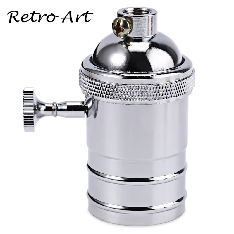 E27 твердая латунь лампа розетка винтажный Потолочный подвесной светильник