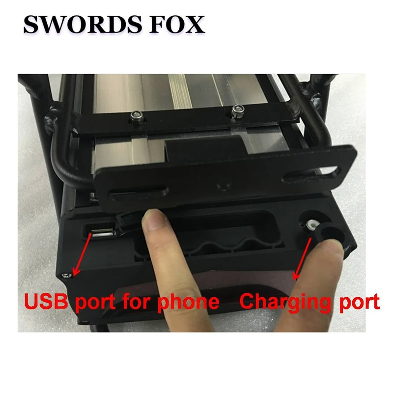 

Аккумуляторная батарея для электрического велосипеда SWORDS FOX EU US 48V 31AH 48V 1200w 30ah с задней стенкой для LG 3400mah с usb-фонариком