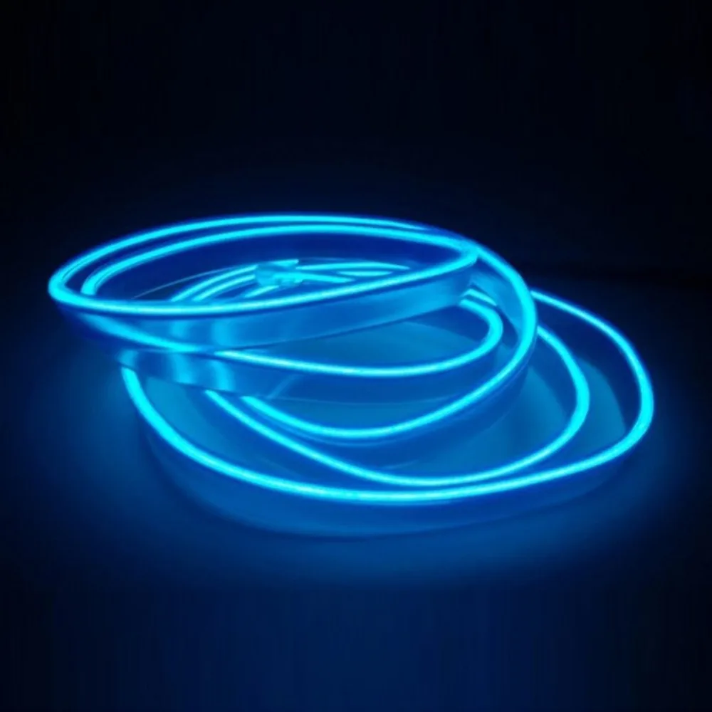 

3M Car Interior Light Strip 12V LED Cold lights Flexible Neon EL Wire Auto Lights Strip Line Interior Decoration Strips Lamp