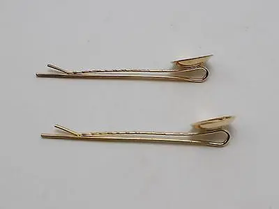 Металлическая Заколка-невидимка для волос с золотистой пластиной 20 дюймов 50 мм