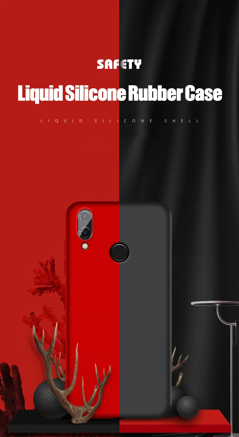 Для huawei Nova 3i чехол из жидкой силиконовой резины мягкий чехол для huawei Nova 3 2 Nova3 противоударные телефонные чехлы Coque
