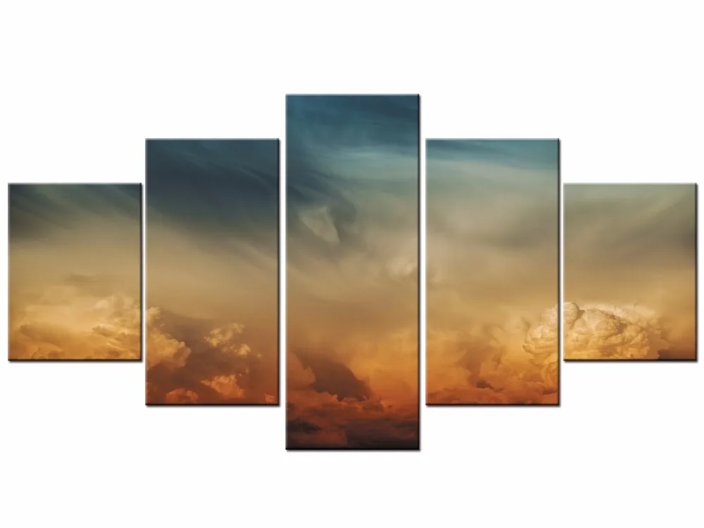 5 шт. абстрактные фотообои с рамкой|picture for living room|wall picturesoil painting wall |