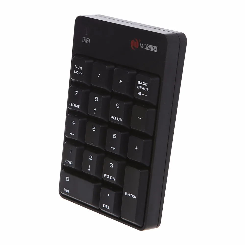 2018 2 4 ГГц Беспроводной Цифровая клавиатура USB Numpad номер 18 ключи Pad для ПК рабочего