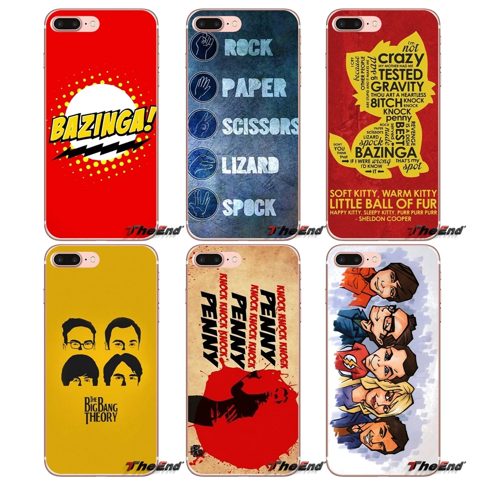 Для iPhone X 4 4S 5 5S 5C SE 6 6S 7 8 Plus Samsung Galaxy J1 J3 J5 J7 A3 A5 2016 2017 TPU чехол для кожи Теория большого