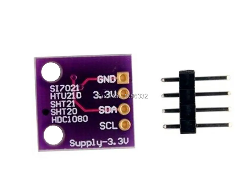 Модуль прецизионного датчика температуры и влажности WS16 SHT20 плата разборки I2C