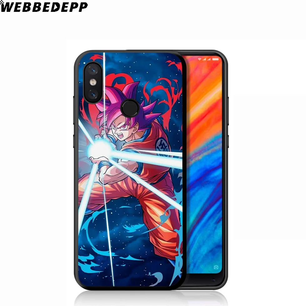 WEBBEDEPP Dragon Ball Z Goku супер мягкий чехол для Xiaomi Mi 9T 9 8 SE 6 A1 A2 A3 Lite MiA1 MiA2 MiA3 F1 MAX 3 Mi8 CC9E CC9 |