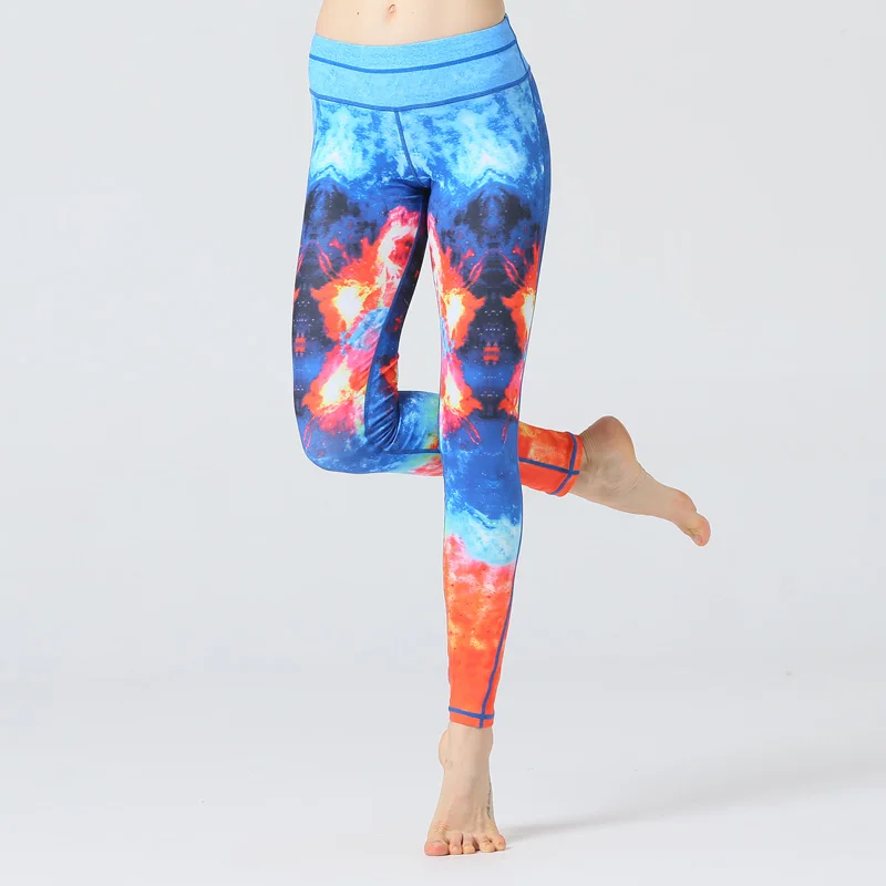 Yoga Leggings Sports Pants Women sports clothing trousers Fitness yoga Compression Sport Tights Sportswear gym clothes | Спорт и
