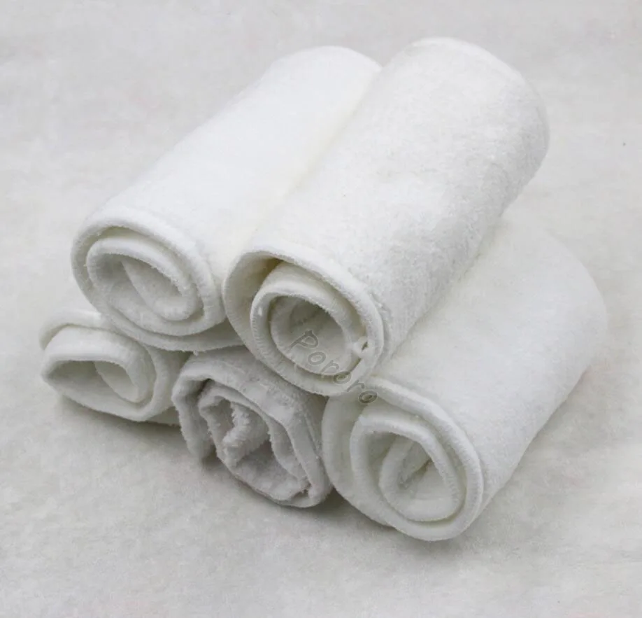 5 шт. супер мягкие многоразовые подгузники из микрофибры 4 слоя для подростков