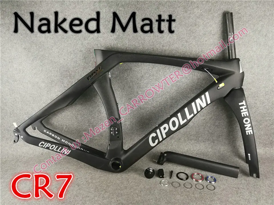 CR7 MCipollini RB1K один голая матовая велосипедная карбоновая дорога Cipollini велосипед с 105 R7000 набор групп для выбора - Цвет: CR7