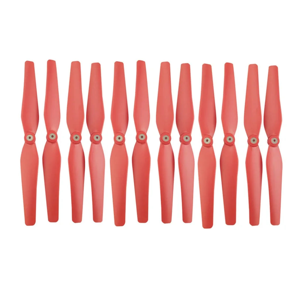 

12PCS Propeller for HS100 S70W T35 Quadcopter Backup Parts Drone Blade Red