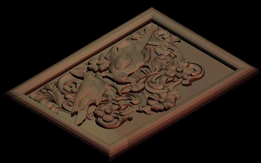 Птицы 3D STL модель для ЧПУ маршрутизатор гравер рельефная машина Artcam aspire M58 |