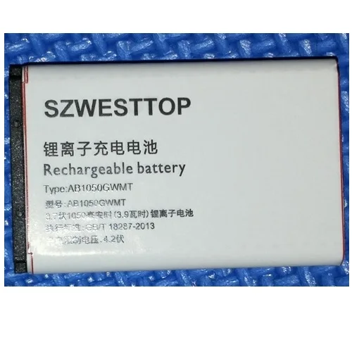Оригинальный аккумулятор SZWESTTOP AB1050CWMC для телефонов philips X116 X125 X126 X128 AB1050FWMX XENIUM|battery