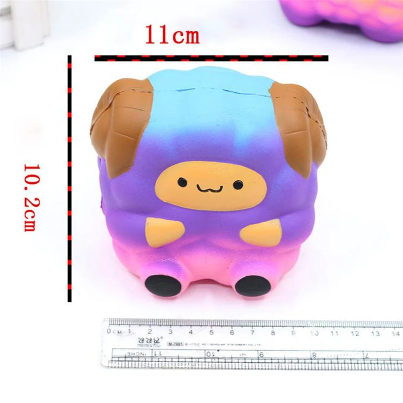 Jumbo Sheep Squishy Cute Galaxy Rainbow Alpaca Slow Rising Scented Toy Gift Kid Squeeze 2018MAR30 | Игрушки и хобби