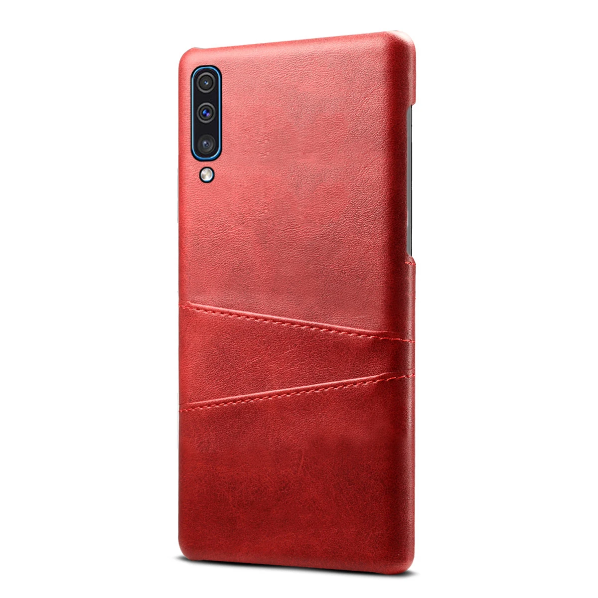 Retro PU Leather Card Slots Wallet Case For Samsung Galaxy A80 A60 A50 A40 A30 A20 A10 Matte Hard PC Back Cover A20e |