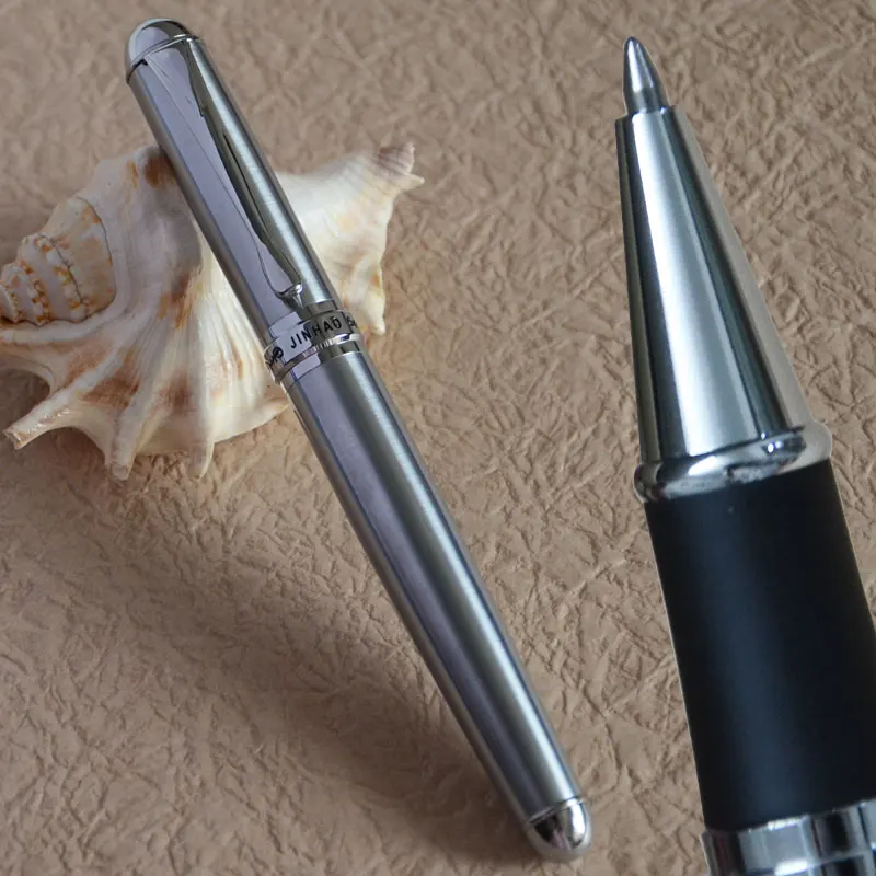 Шариковая ручка JINHAO X750, глянцевая черная и серебристая, белая, синяя, золотая, 15 видов цветов на выбор, для офиса, офиса, офиса - Цвет: pen as this picture