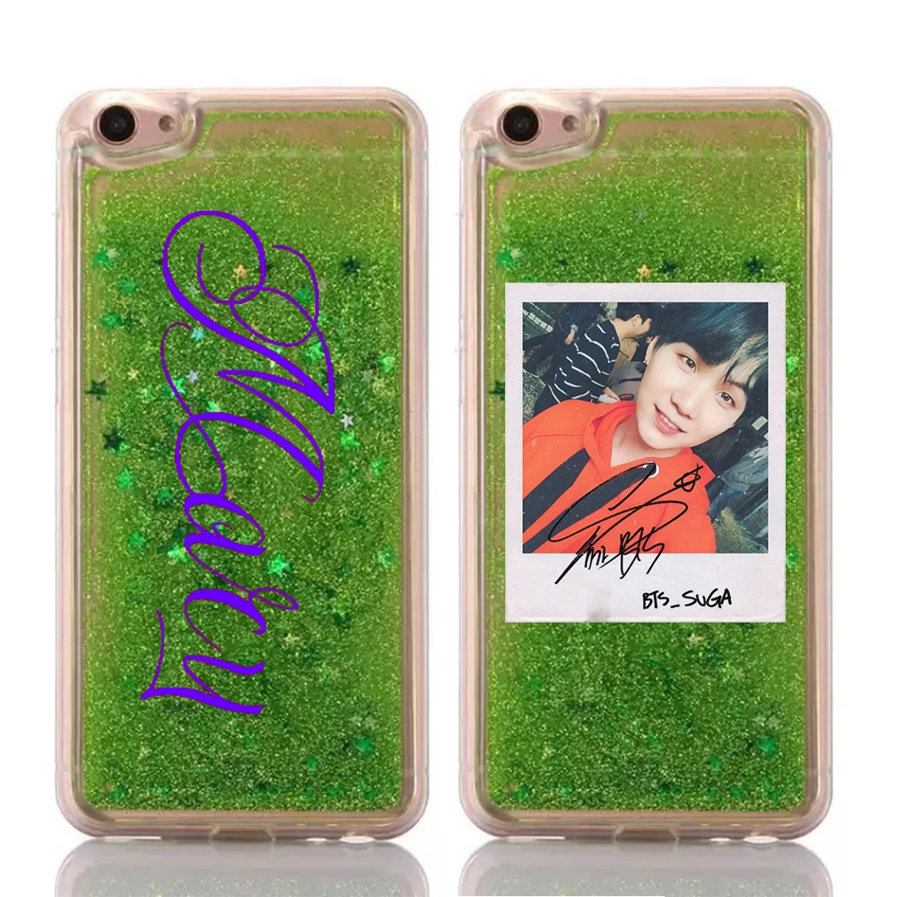 Чехол с жидким песком и блестками для oppo R7 R7S R9 R11 plus персонализированный телефона