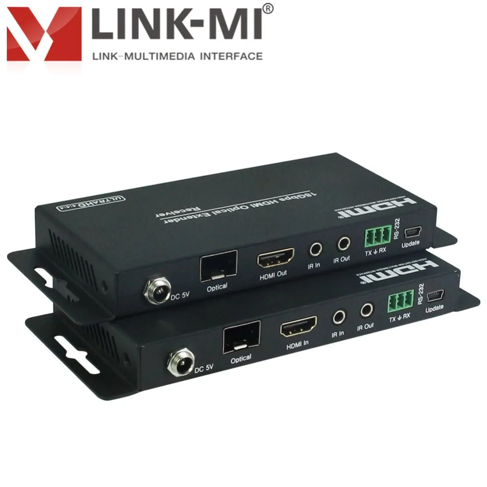 LINK MI LM OF02 hdmi удлинитель из оптического волокна HDMI 2.0b (18 Гбит/с) HDCP 2 и DVI