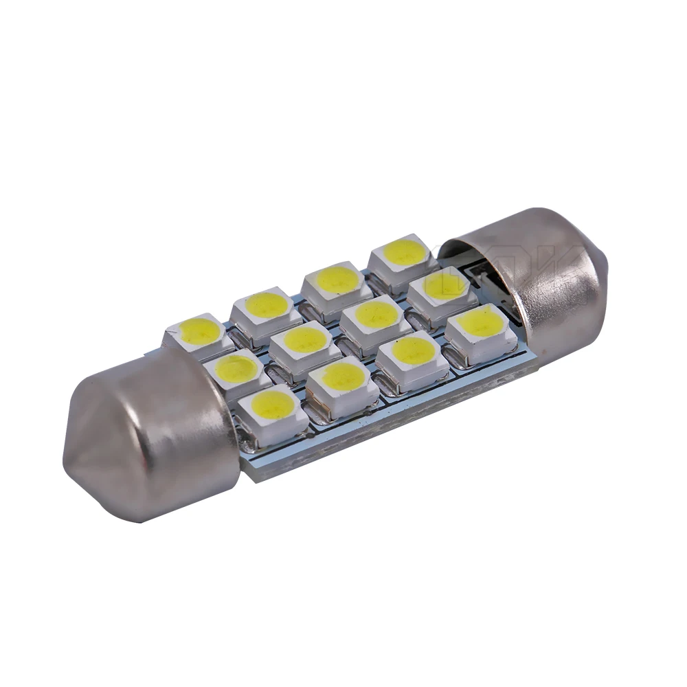 Светодиодные Автомобильные лампы festoon 12smd 500 1210 LED c5w 31 мм 36 39 41 | Автомобили и