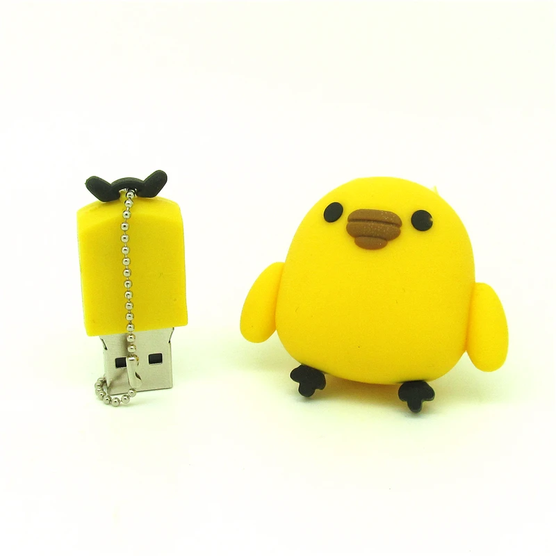 Новый стиль 100% реальный объем Мультфильм Курица милый цыпленок U диск usb