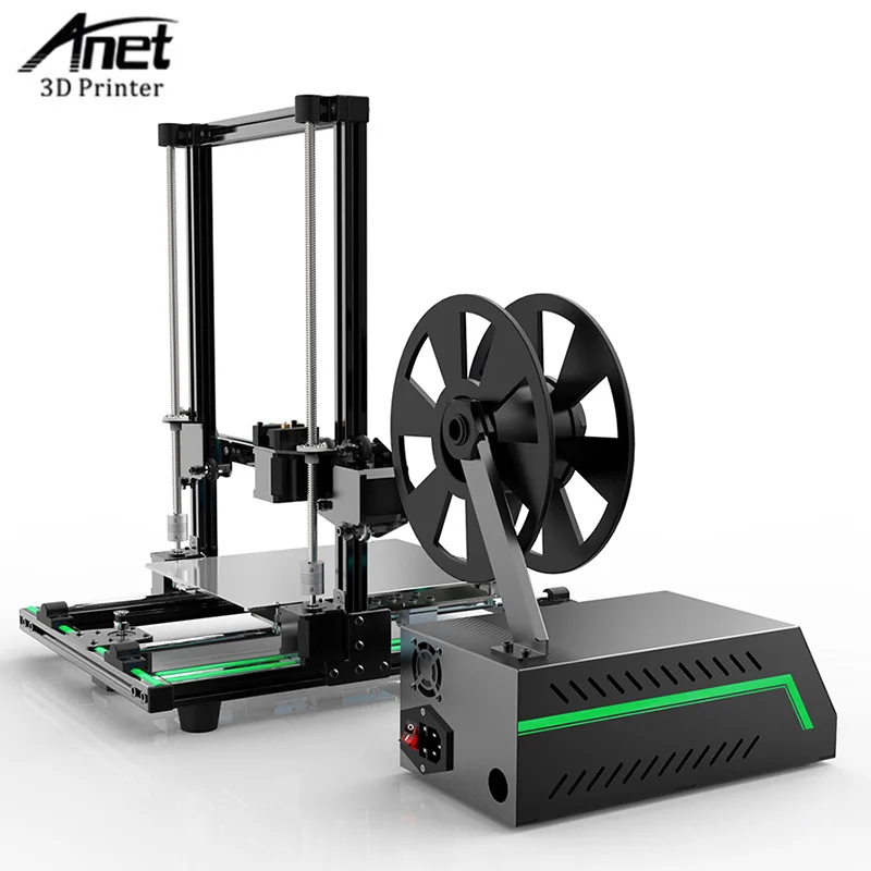 Anet E10 3D принтер DIY Kit Большой размер Reprap i3 мини 300x300x400 мм 0 4 сопло Алюминиевая рама