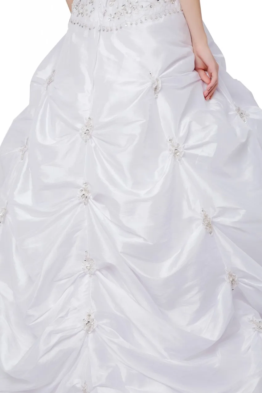 В наличии белые трапециевидные платья vestido de 15 anos noiva Fotos reais branco sem alcas com trem дешевые