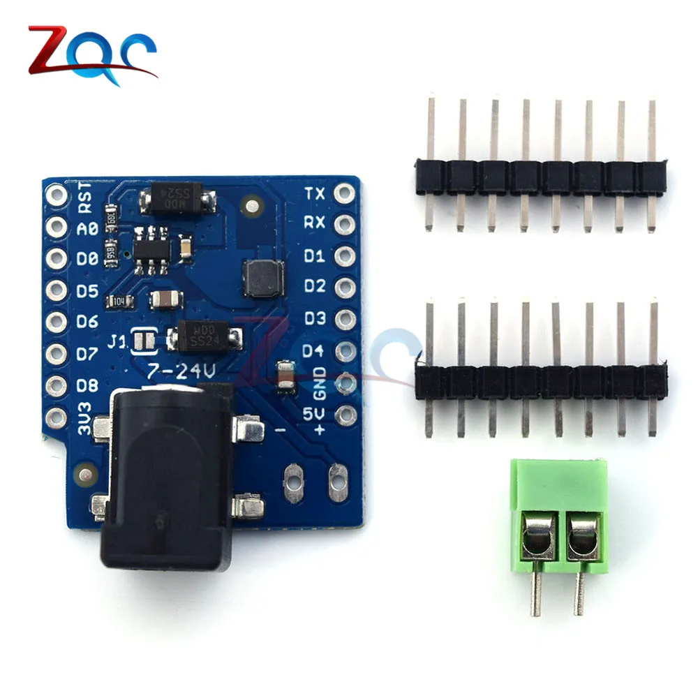 7 24 В постоянного тока щит V1.1.0 модуль для WEMOS D1 Mini DIY Kit Плата расширения|Детали и
