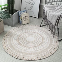 new ins nordic round carpet computer chair floor mat kids play tent rug home entrancehallway doormat cloakroom rugs and carpets