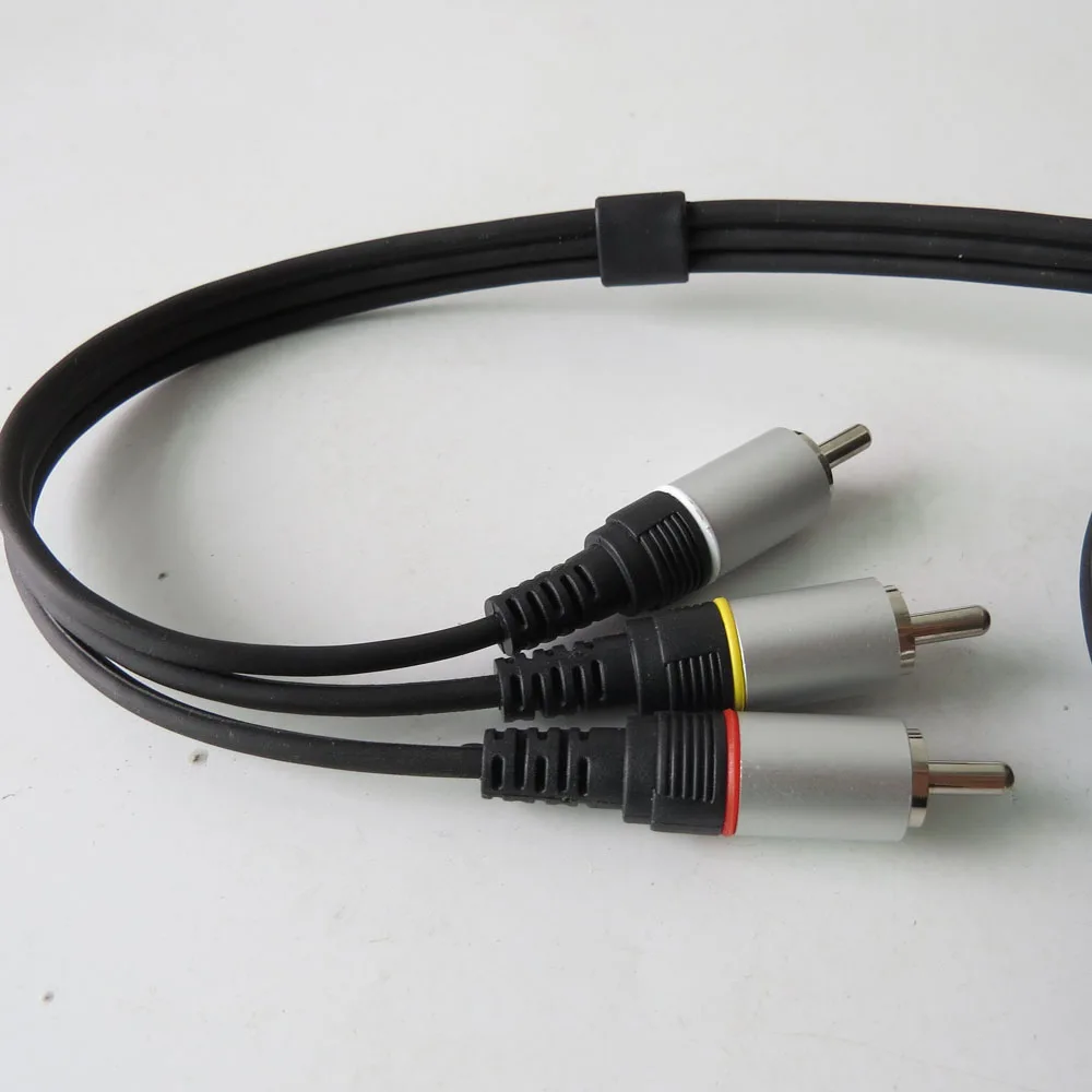 1 50 метровый тройной 3 RCA штекер PHONO для подключения Аудио Композитный видео AV
