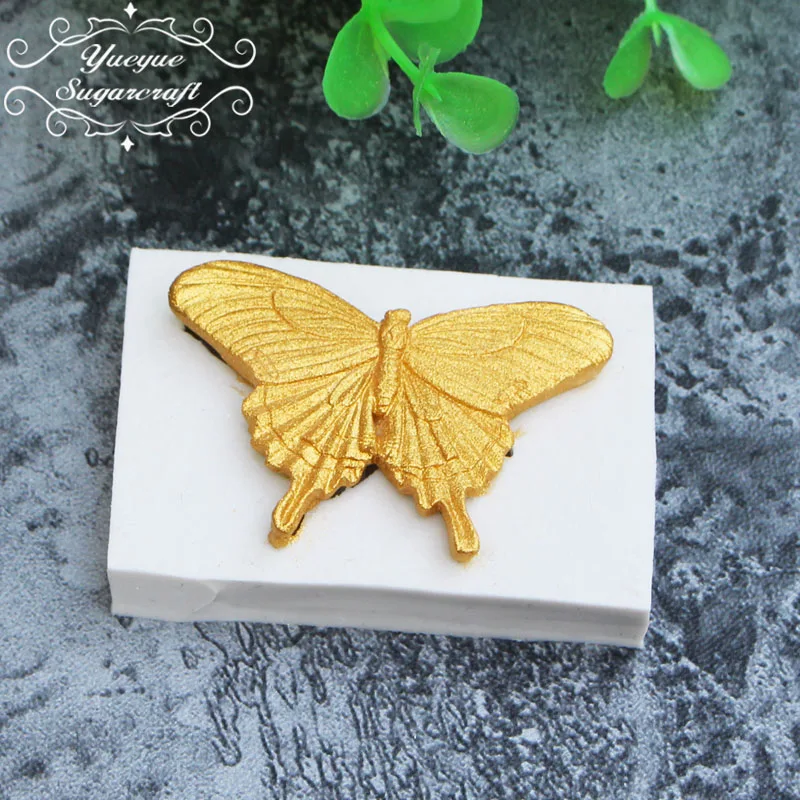 Yueyue Sugarcraft Newest силиконовая форма в виде бабочки помадная инструменты для