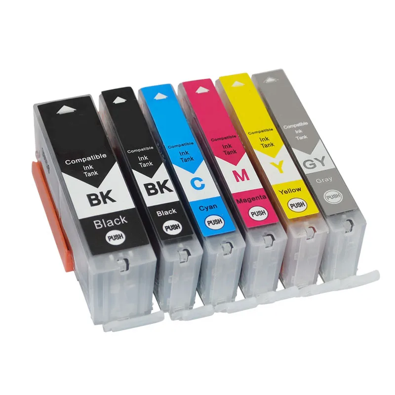 6 ПАК Pgi570 cli571 чернильный картридж совместимый для Canon MG5700 MG5750 MG5751 MG5752 MG5753 MG6800 MG6850 PGI