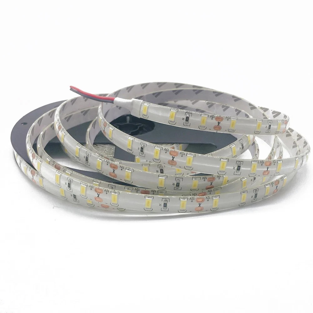 1/2/3/4/5 м IP65 водонепроницаемая светодиодная лента 5630 SMD DC12V 60 светодиодов/м 5730 бар